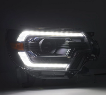 AlphaRex 880749 PRO-Series Halogen Projector Headlights for Toyota Tacoma 2012-2015