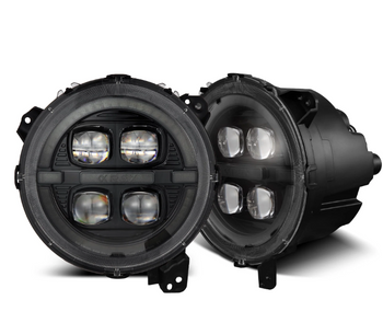 AlphaRex 880867 NOVA-Series LED Projector Headlights for Jeep Wrangler JL & Gladiator JT 2018+