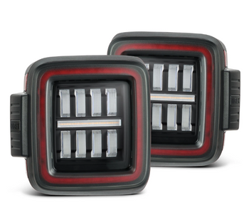 AlphaRex 602020 NOVA-Series Prismatic LED Tail Lights for Jeep Wrangler JL 2018+