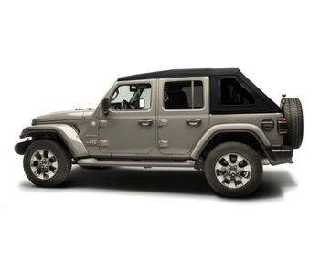 Bestop 9430017 eTop Fastback Soft Top for Jeep Wrangler JL 4 Door 2018+