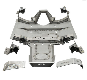 Motobilt MB7001-ES 4-Link Suspension Bracket Kit with Engine Skid for Jeep Wrangler JK 4 Door 2012-2018