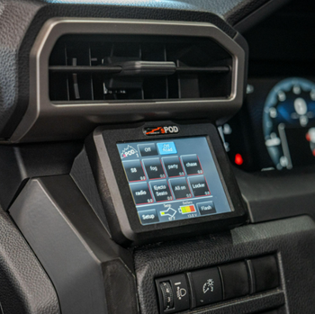 sPOD 870037 Touchscreen BantamX Power Management Vehicle Kit for Toyota Tacoma 2024+