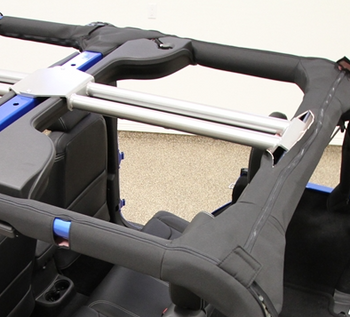 Rock Hard RH-1030-A 4x4 Overhead Center Bars for Jeep Wrangler JK 4 Door 2007-2018