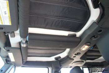 Rock Hard 4x4 RH-1030-TP Padding Kit for Overhead T-Section for Jeep Wrangler JK 2007-2018