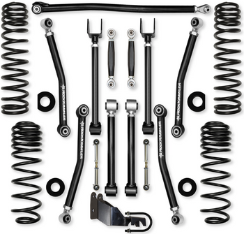 Rock Krawler JL25AXMNL-2 2.5" Adventure-X Mid Arm "No Limits" System for Jeep Wrangler JL 2 Door 2018+