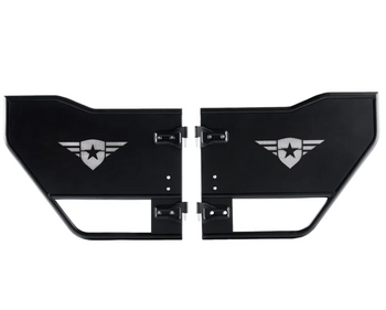 Combat Off Road 15-1046/15-1049 Mission Front & Rear Tube Doors for Jeep Wrangler JK 4 Door 2007-2018