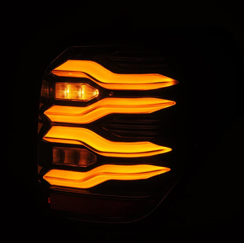 Alpharex 690030 LUXX-Series LED Tail Lights in Alpha Black for Toyota 4Runner 2010-2024
