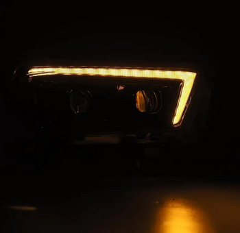 Alpharex 880757 LUXX-Series Projector Headlights in Black for Toyota 4Runner 2010-2013