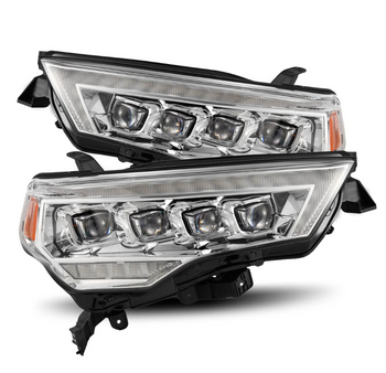 AlphaRex 880809 MK II NOVA-Series LED Projector Headlights in Chrome for Toyota 4Runner 2014-2024