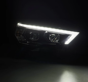 AlphaRex 880811 MK II LUXX-Series LED Projector Headlights in Black for Toyota 4Runner 2014-2024