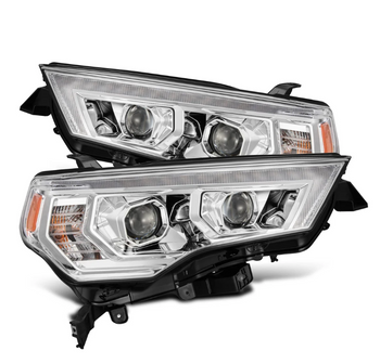 AlphaRex 880815 MK II PRO-Series Halogen Projector Headlights in Chrome for Toyota 4Runner 2014-2020