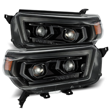 AlphaRex 880754 PRO-Series Halogen Projector Headlights in Alpha Black for Toyota 4Runner 2010-2013