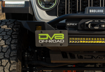 DV8 Offroad LPUN-01 Universal Quick Release D-Ring License Plate Mount
