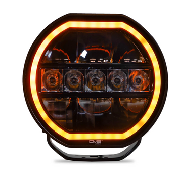 DV8 Offroad BE7RW108W-H 7" Halo Elite Round Light with Accent Halo