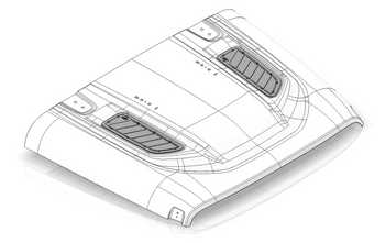 Motobilt MB5536 Hood Vent Kit for Jeep Wrangler Rubicon JL & Gladiator JT 2018+