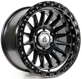 Arena Wheel Co. A103179075N01201 Mission Wheel 17x9 in Satin Black