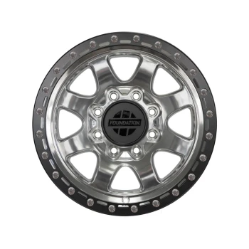 Foundation Wheels 395 HD RAM 8 Lug Specific Wheel in Polished Clear Coat