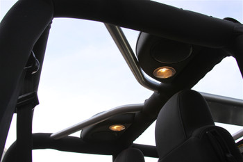 Rock Hard 4x4 Rear Overhead Angle Bars TJ/LJ  w/ Sound Pods