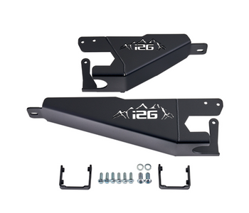 IAG Off-Road IAG-BDY-F2312 Rock Armor Rear Lower Trailing Arm Skid Plates for Ford Bronco Raptor 2022+