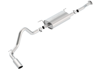 Borla 140680 Stinger S-Type Single Exhaust System Side Exit with Chrome Tip for 3.5L Toyota Tacoma Gen 3 2016-2023