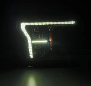 AlphaRex 880249 NOVA-Series LED Projector Headlights in Alpha Black for Ford F150 2018-2020