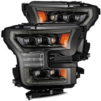 AlphaRex 880163 NOVA-Series LED Projector Headlights in Alpha Black for Ford F150 2015-2020