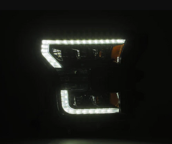 AlphaRex 880152 NOVA-Series LED Projector Headlights in Black for Ford F150 & Raptor 2015-2020