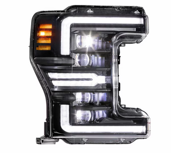 Morimoto LF503.2-ASM XB LED Headlights with White DRL for Ford Super Duty 2017-2019