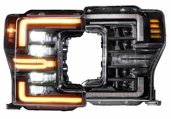 Morimoto LF503.2-A-ASM XB LED Headlights with Amber DRL for Ford Super Duty 2017-2019