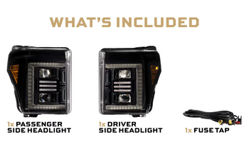 Morimoto LF553.2 XB Hybrid LED Headlights for Ford Super Duty 2011-2016