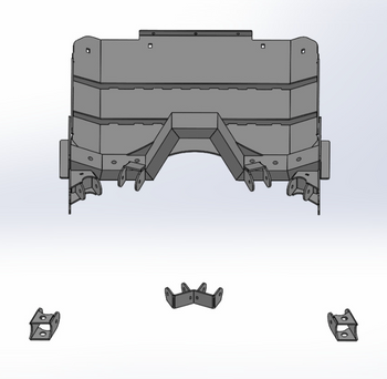 RPM Steering RPM-3050 Double Triangulated 4 Link Rear Long Arm Bracket Kit for Jeep Wrangler JL 4 Door 2018+