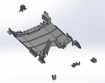 RPM Steering RPM-3047 3 Link Front & Double Triangulated 4 Link Rear Long Arm Bracket Kit for Jeep Wrangler JK 4 Door 2007-2018
