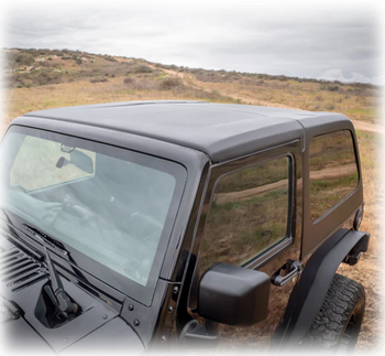 Turn Offroad HTJKFB2-M2 Fastback Hard Top for Jeep Wrangler JK 2 Door 2007-2018