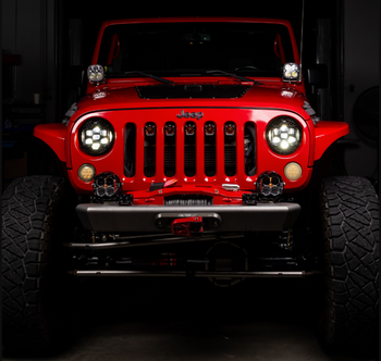 Baja Designs 44-8310 DOT LP6 LED Headlight Kit for Jeep Wrangler JK 2007-2018