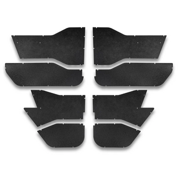 EZ 4x4 1918 8574 All-Weather Panels for Alpha Tube Doors for Jeep Wrangler JK, JL & Gladiator JT 2007+
