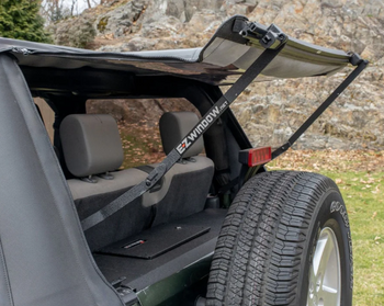 EZ 4x4 1918 0065 EZWindow for Slanted Soft Top for Jeep Wrangler JL 4 Door 2018+