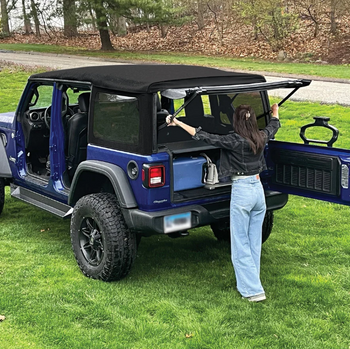 EZ 4x4 1918 0066 EZWindow for Square Back Soft Top for Jeep Wrangler JL 4 Door 2018+