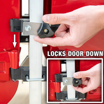 EZ 4x4 1921 0082 Folding Rolling Door Cart for Jeep Wrangler JK & JL 2 Door 2007+