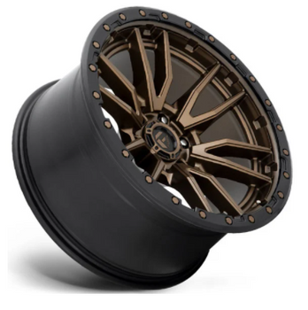 Fuel D681 Rebel Wheel 20x10 in Bronze with Black Ring