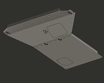 C4 Fabrication 1224-50400 Front Skid Plate for Toyota Tacoma 2024+