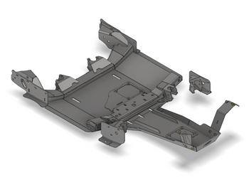 Motobilt MB7019 Double Triangulated 10" Stretch Suspension Kit for Jeep Wrangler JK 2 Door 2007-2011