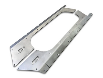 Motobilt MB1033-F Rocker Armor with Fender for Jeep Wrangler JK 2 Door 2007-2018