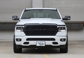 Alpharex 880576 MK II 2500 Style LUXX-Series LED Projector Headlights 19-24 Ram 1500 Black