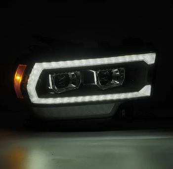 AlphaRex 880550 19-24 Ram 2500/3500/4500/5500 LUXX-Series LED Projector Headlights Black