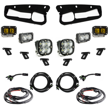 Baja Designs 448174 S2 SAE "Sportsmen" Fog Pocket Light Kit - Ford 2021+ Bronco; Steel Bumper