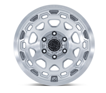 Black Rhino BR026SD Congo Wheel 17x8.5 in Gloss Silver with Machined Face