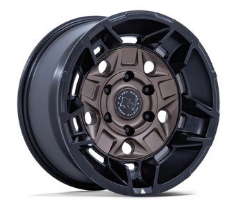 Black Rhino BR028ZB Guard Wheel 17x8.5 in Burnt Bronze with Matte Black Lip