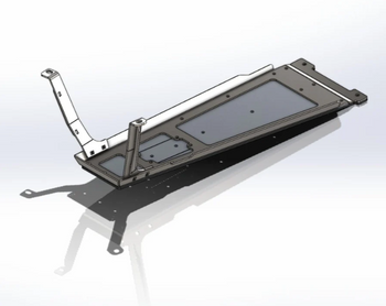 Next Venture Motorsports NV-JL-07041-ALM_A-UHMW JL 2.0 Turbo Engine/Trans Mod Skid Kit 7000-Series