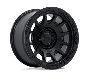 Fuel FC884MB Fortress Wheel 17x8.5 in Matte Black with Gloss Black Lip
