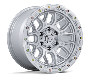 Fuel FC881SD Surge Wheel 17x9 in Gloss Silver with Machined Face